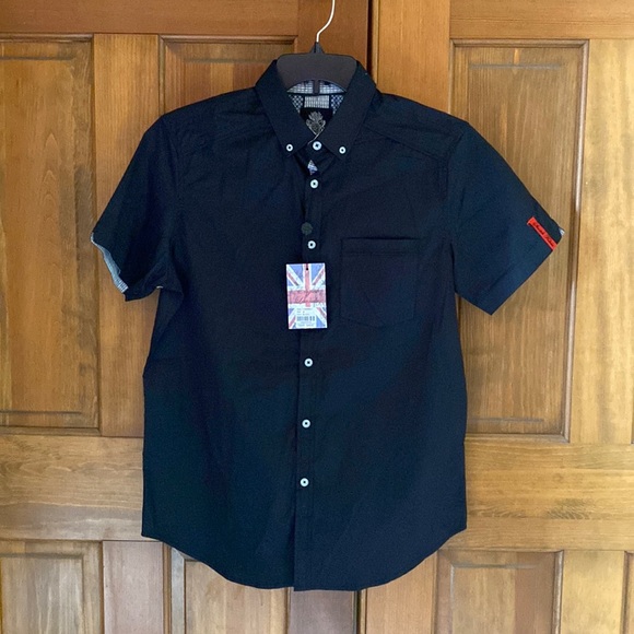 English laundry short sleeve black small nwt - Picture 1 of 3